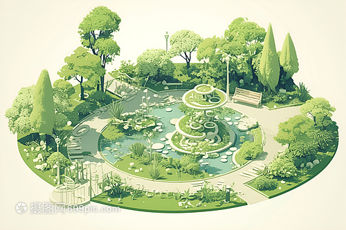 自然清幽的花園設(shè)計(jì) 打造寧靜和諧的園林景觀